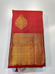 ORANGE KANCHI SAREE