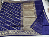 ROYAL BLUE BANARASI SAREE
