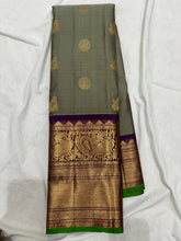 GREY/PURPLE GADWAL KANCHI PATTU SAREE