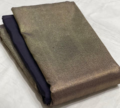 BLACK/GOLD  TEMPLE BOARDER SAREE