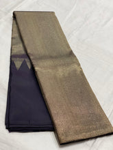 BLACK/GOLD TEMPLE BOARDER SAREE