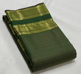 GREEN\GOLD COLOUR COMBINITION KANCHI SILK SAREE
