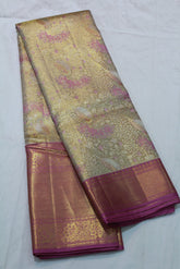 CREAM GOLD COLOR SAREE
