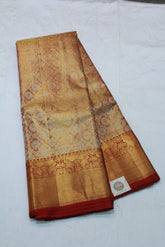 GOLD / RED COLOUR SAREE