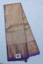 GOLD LEVENDER COLOR SAREE