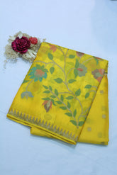 YELLOW COLOUR SAREE