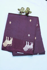 ONION COLOUR BANARAS SAREE