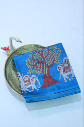 BLUE COLOUR SAREE