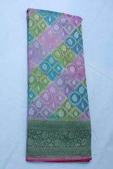 MULTI COLOUR COLOUR BANARAS SAREE