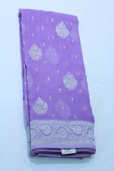 LEVENDER COLOUR BANARAS SAREE