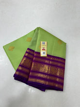 GREEN TEMPLE SILK SAREE