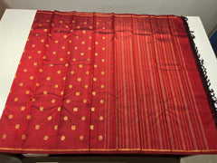 MAROON COLOUR COMBINATION KACHIPURAM SILK SAREE