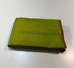 LITE GREEN & PINK COLOUR COMBINATION KANCHIPURAM SILK SAREE