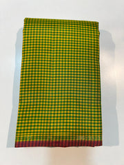 LITE GREEN & PINK COLOUR COMBINATION KANCHIPURAM SILK SAREE