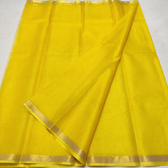 YELLOW DORIA PURE SILK KOTA