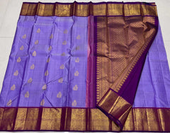 VIOLET / MAGENTA PINK KANCHI SAREE