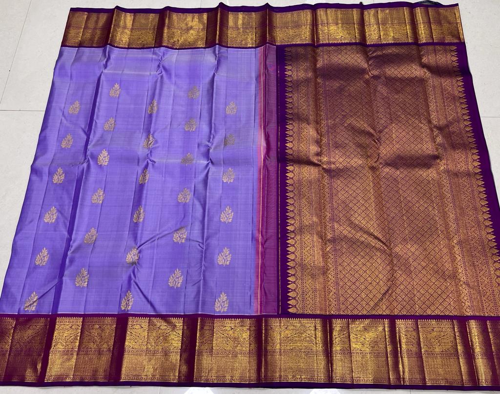 VIOLET / MAGENTA PINK KANCHI SAREE
