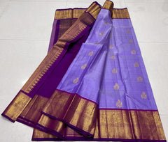 VIOLET / MAGENTA PINK KANCHI SAREE
