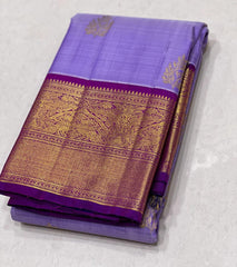VIOLET / MAGENTA PINK KANCHI SAREE