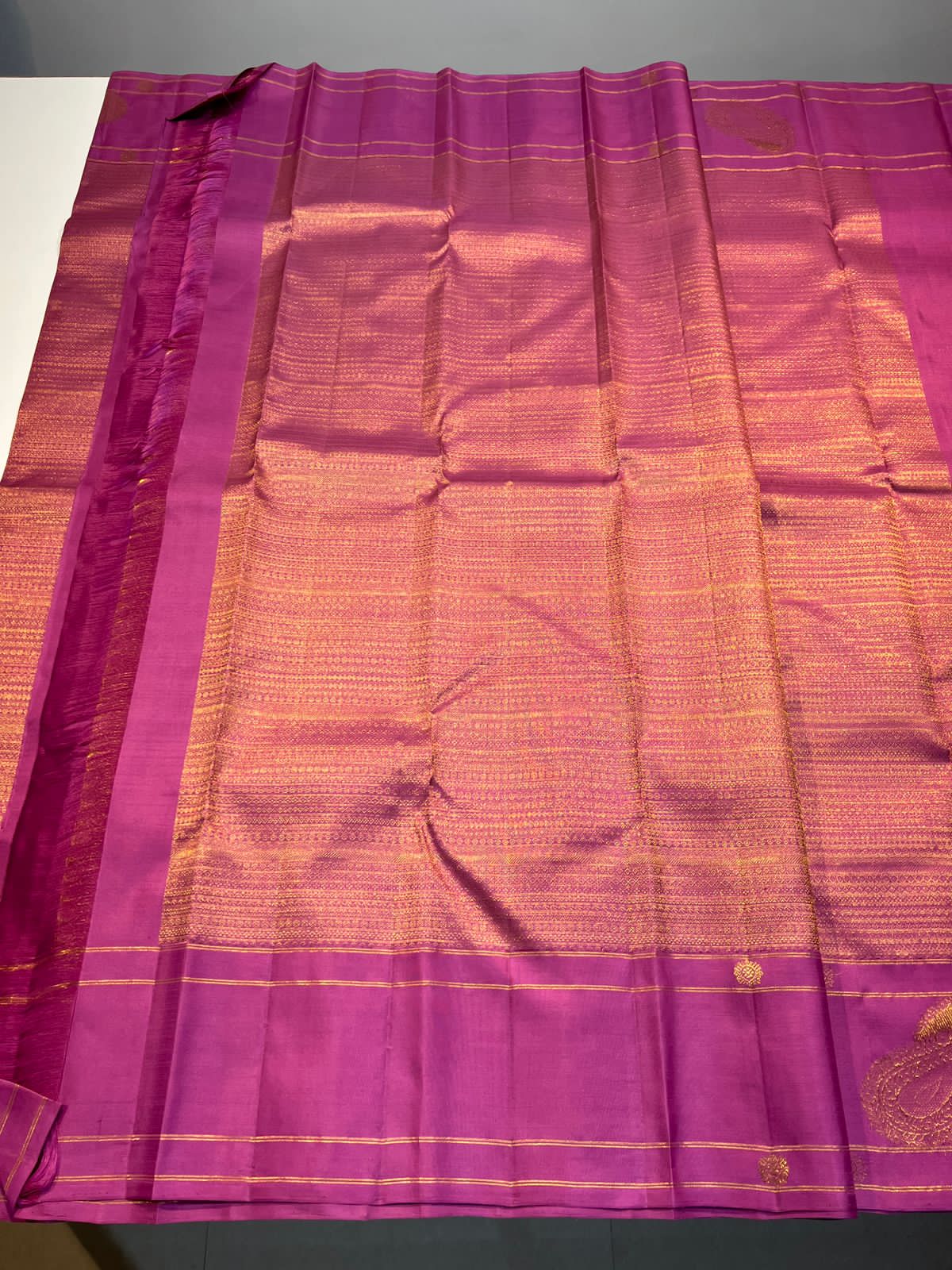 ORANGE KANCHI SAREE