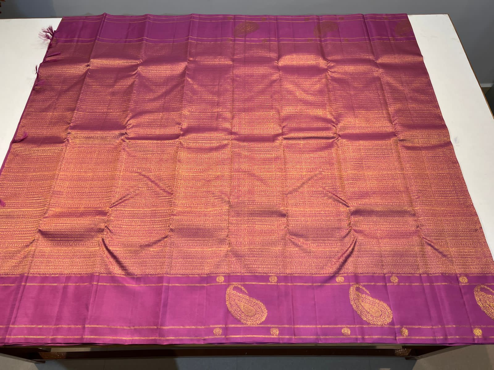 ORANGE KANCHI SAREE
