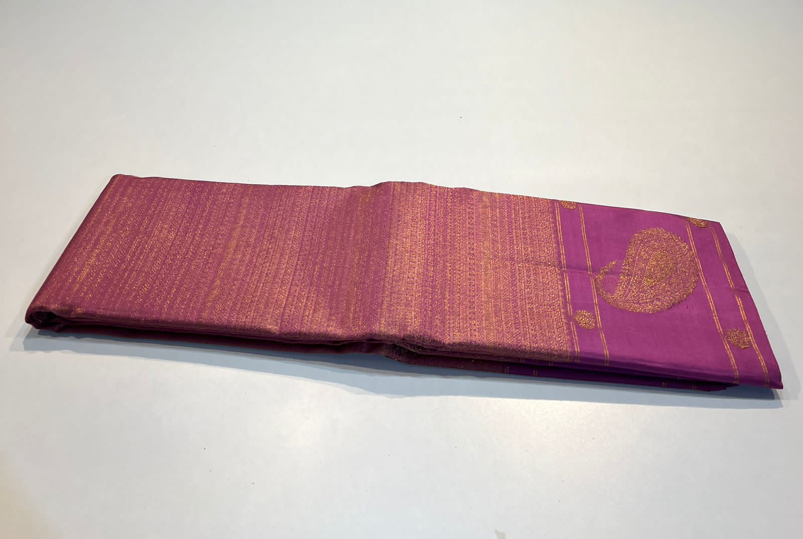 ORANGE KANCHI SAREE