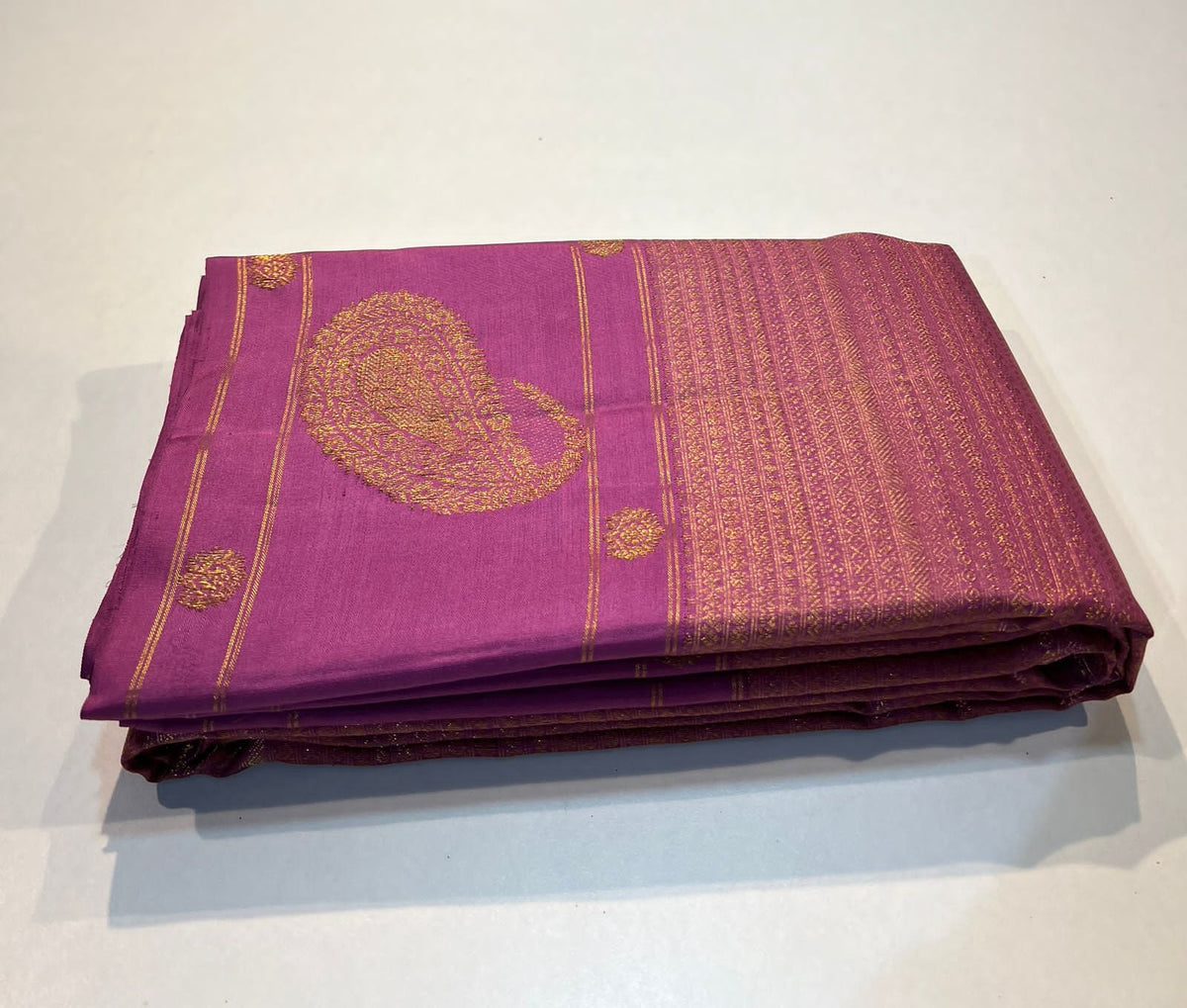 ORANGE KANCHI SAREE
