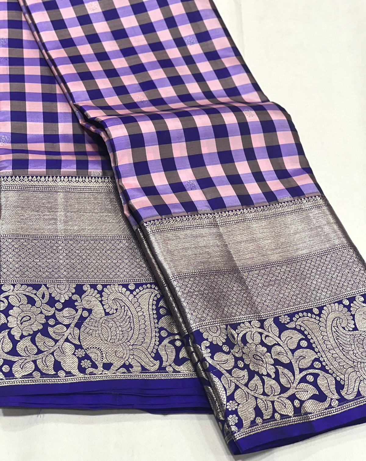 PURPLE / PINK KANCHI SAREE