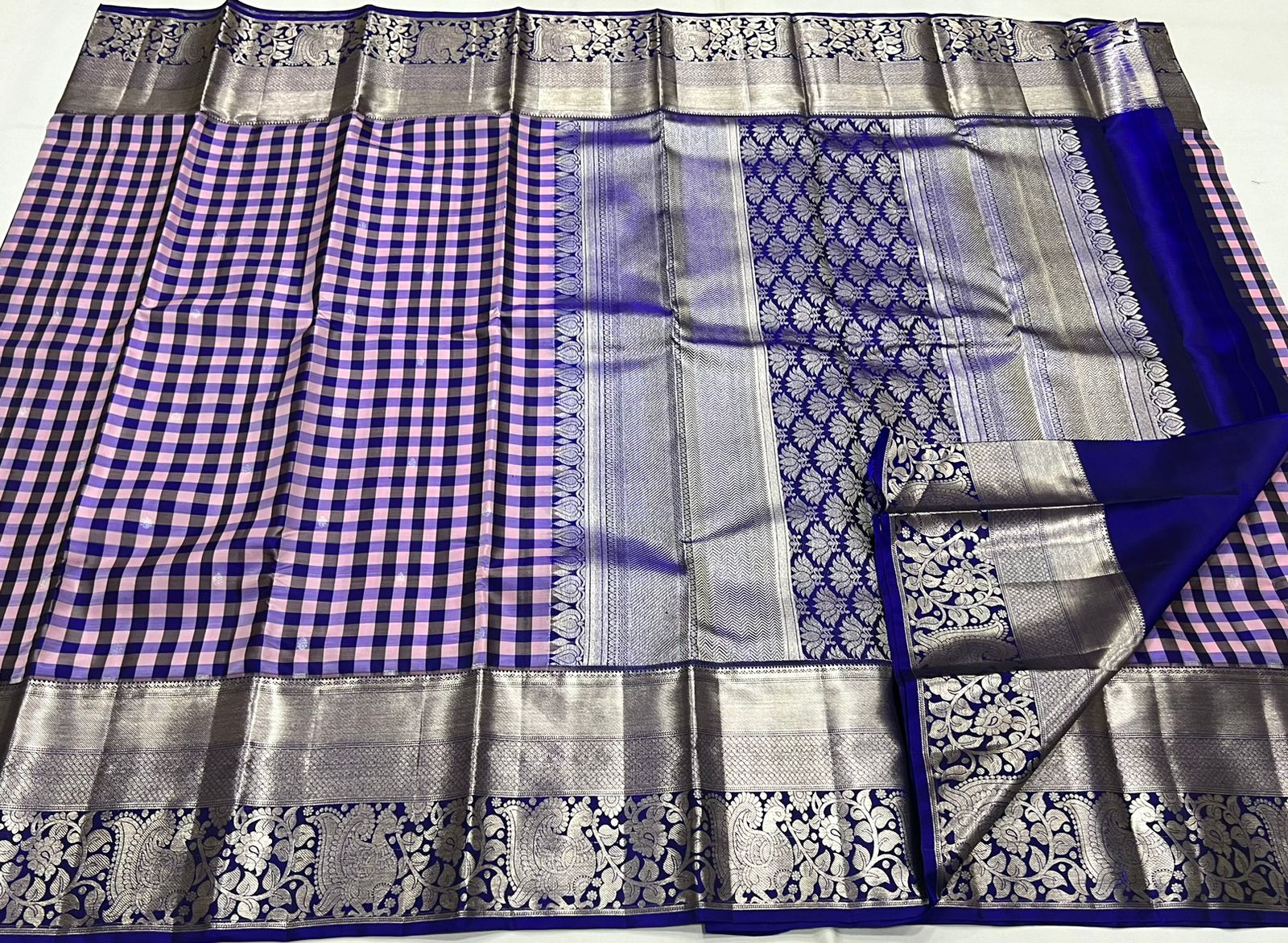 PURPLE / PINK KANCHI SAREE
