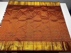 MAROON KANCHI SAREE