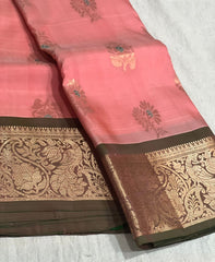 PEACH KANCHI SAREE