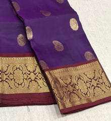PURPLE / MAROON KANCHI SAREE