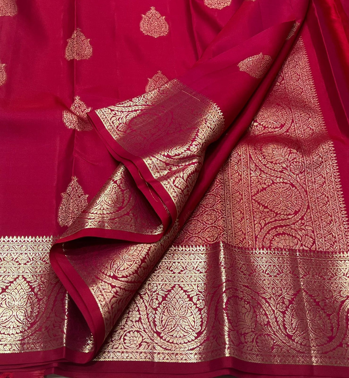 RED KANCHI SAREE