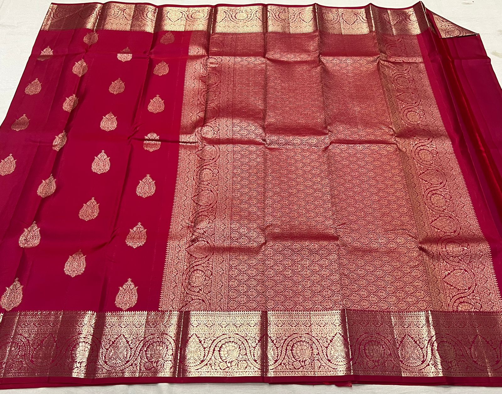 RED KANCHI SAREE