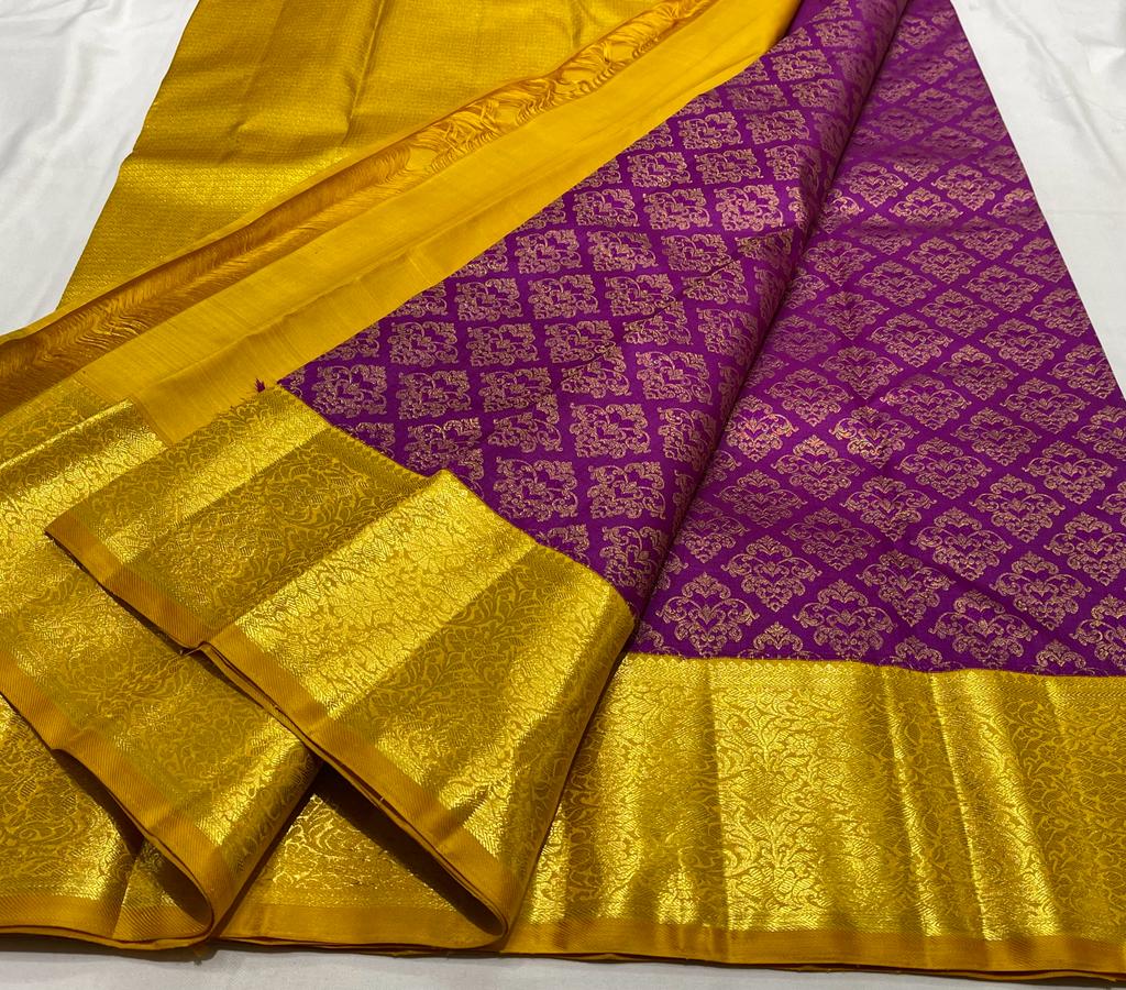 MAGENTA PINK  KANCHI SAREE