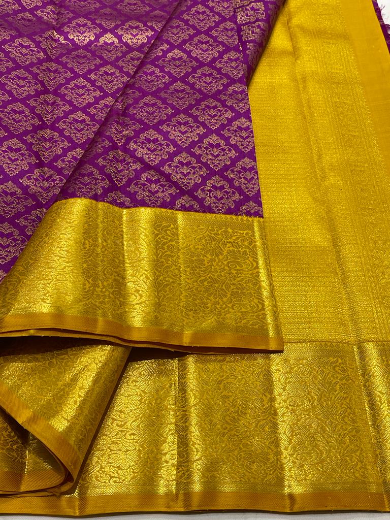MAGENTA PINK  KANCHI SAREE