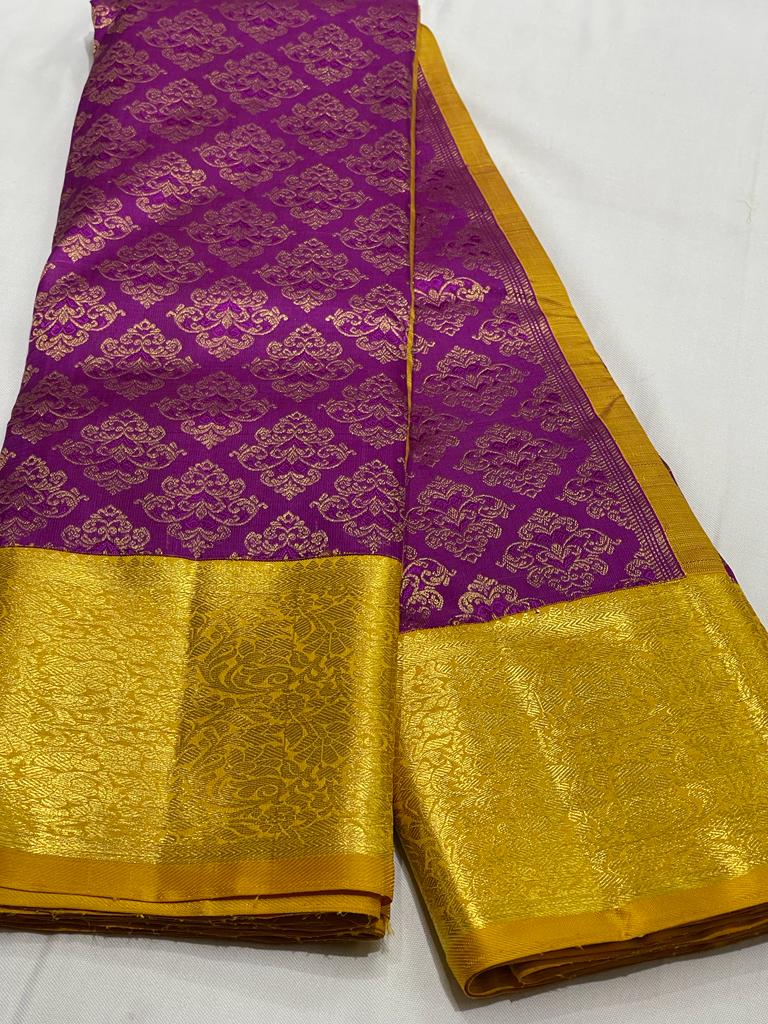 MAGENTA PINK  KANCHI SAREE