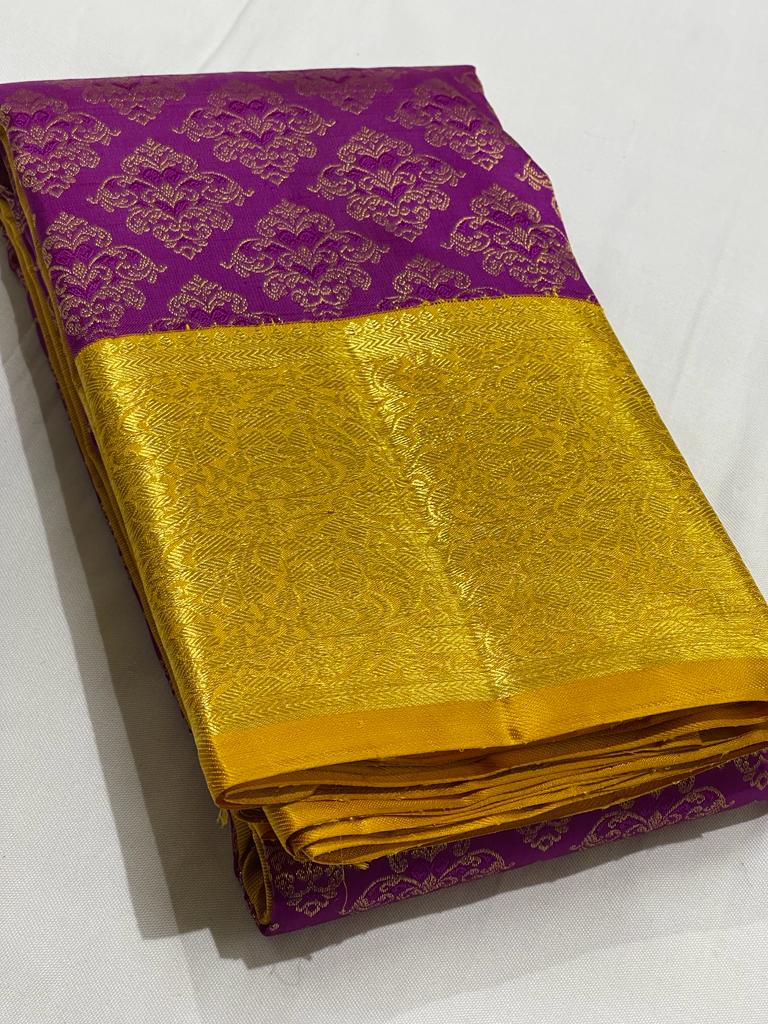 MAGENTA PINK  KANCHI SAREE