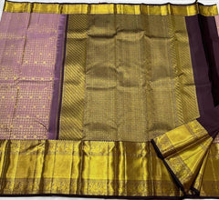 PINK / BROWN KANCHI SAREE