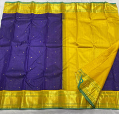 PURPLE KANCHI SAREE