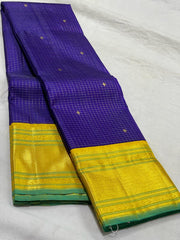 PURPLE KANCHI SAREE