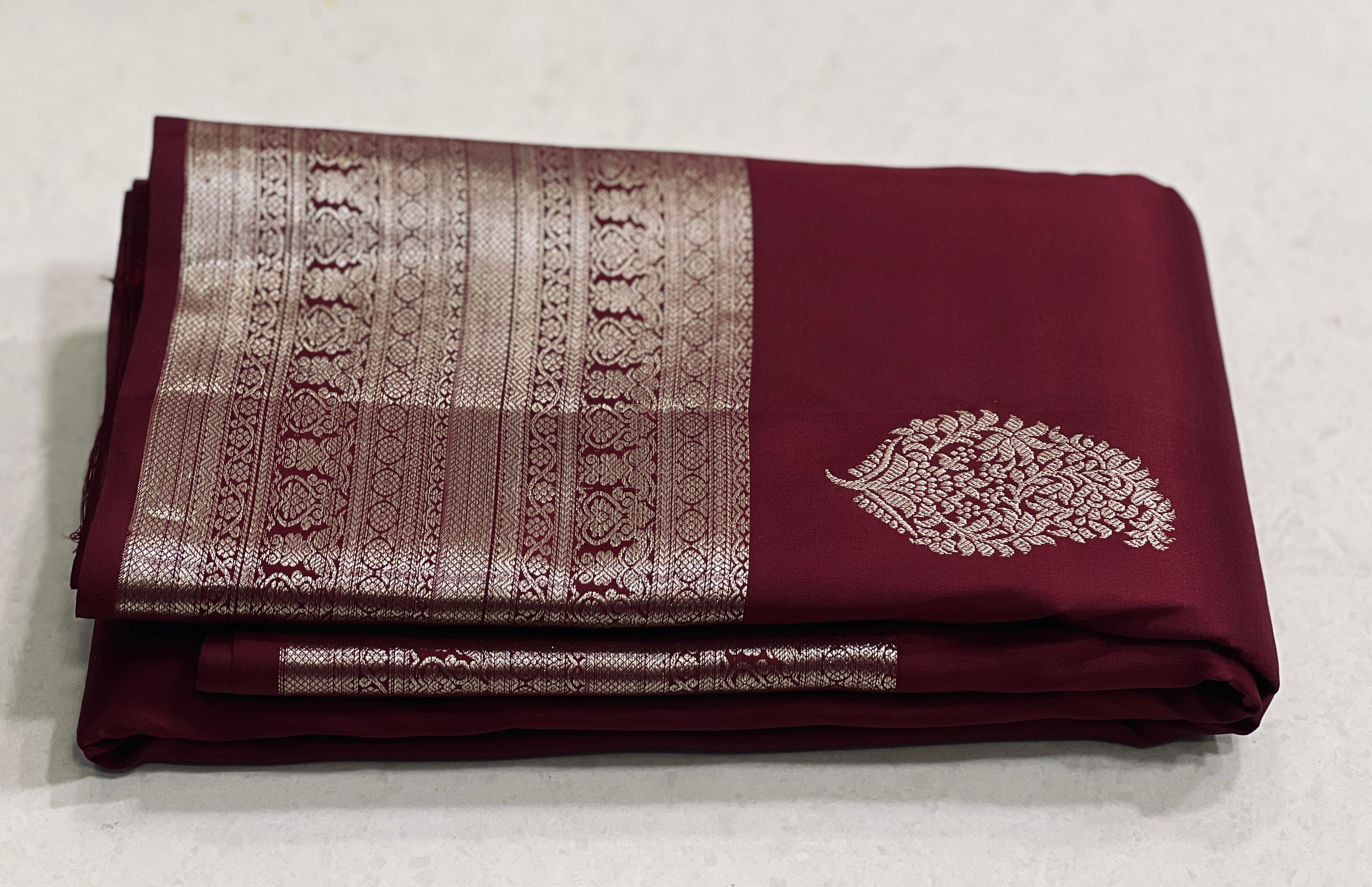 PINK/PRUPLE KANCHI SILK SAREE