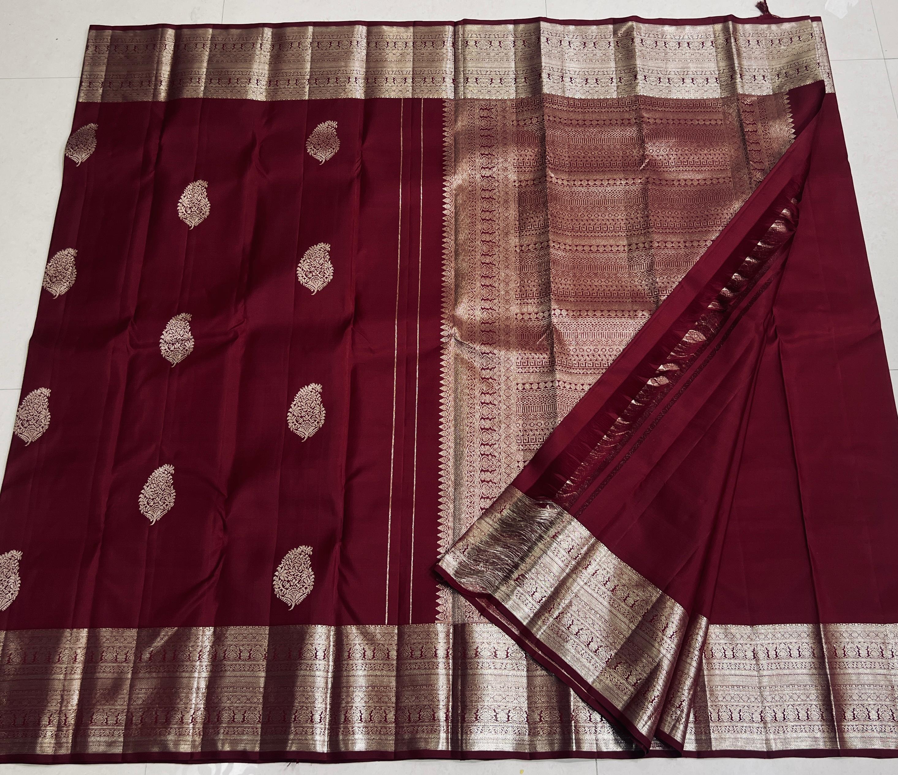 PINK/PRUPLE KANCHI SILK SAREE