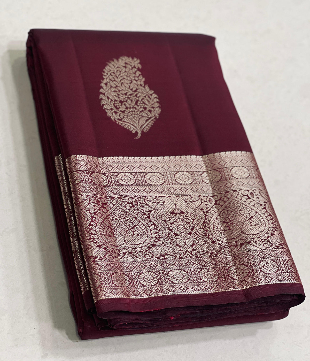 PINK/PRUPLE KANCHI SILK SAREE