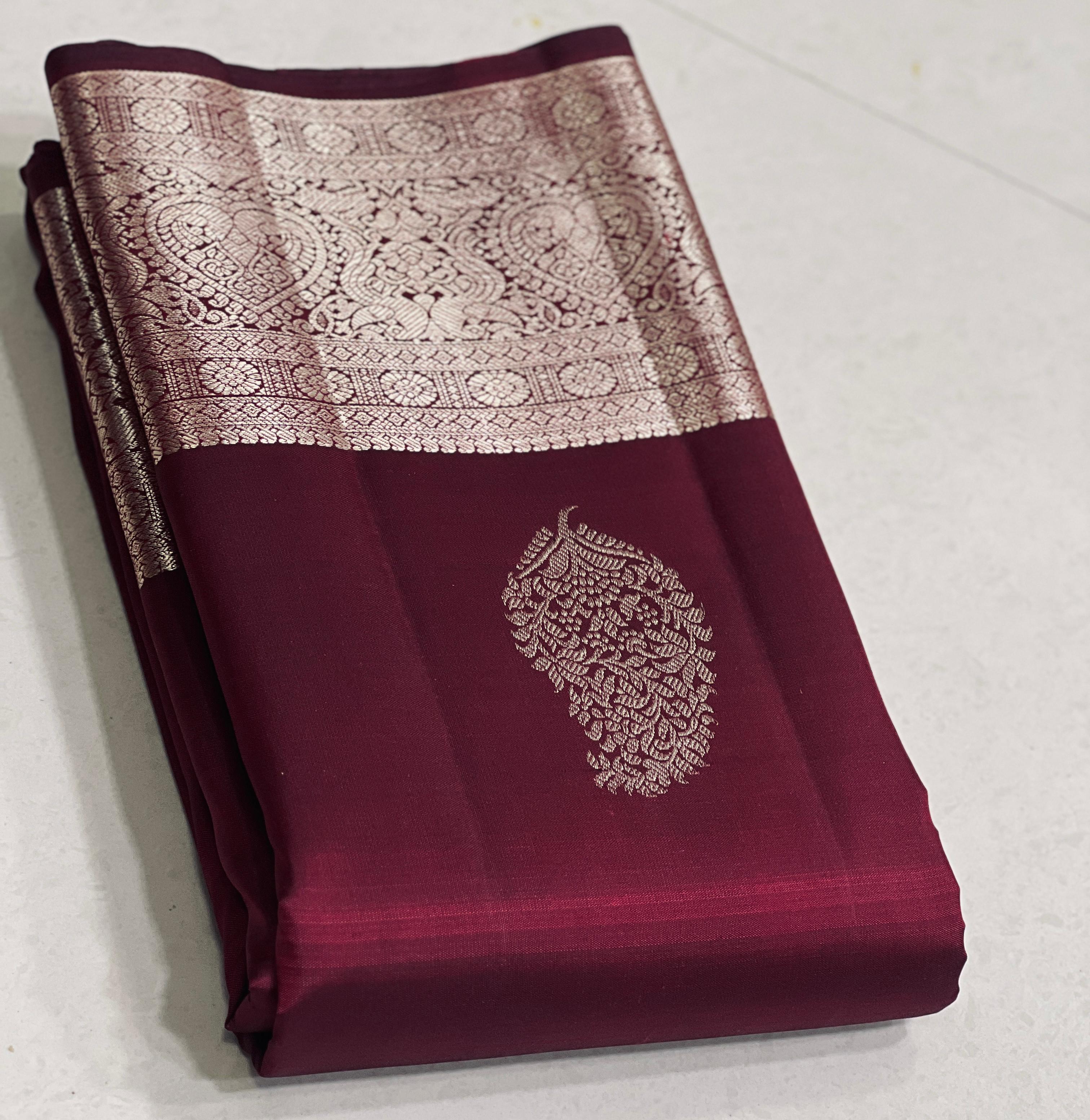 PINK/PRUPLE KANCHI SILK SAREE