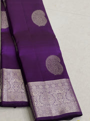 PURPLE/ SILVER KANCHI NSILK SAREE