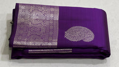 PURPLE/ SILVER KANCHI NSILK SAREE