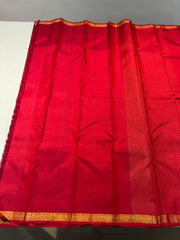RED GOLD KANCHI SILK SAREE
