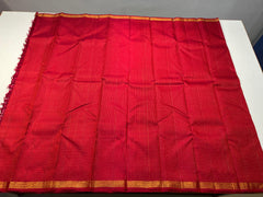 RED GOLD KANCHI SILK SAREE