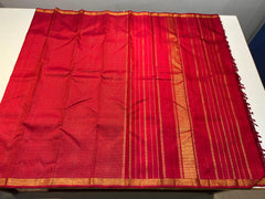 RED GOLD KANCHI SILK SAREE